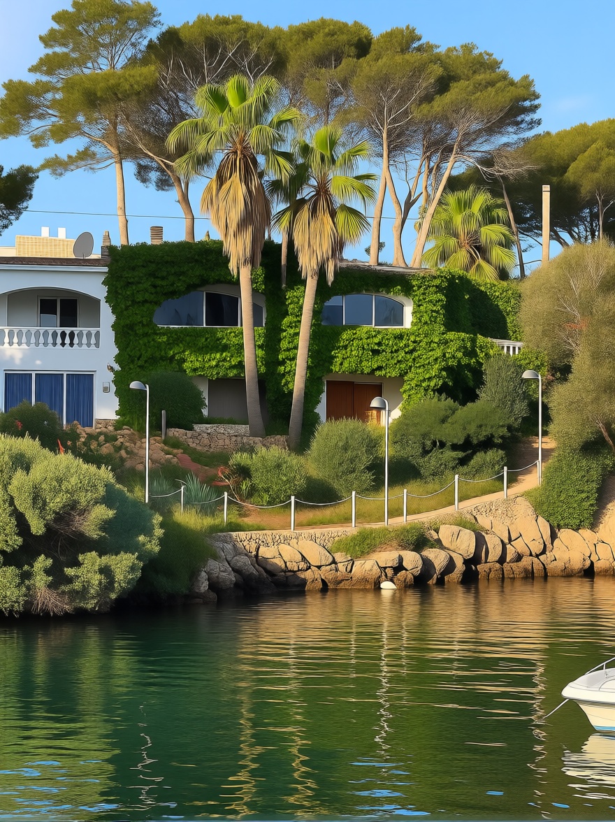 Chalet with direct beach access in Ciutadella — Sea view