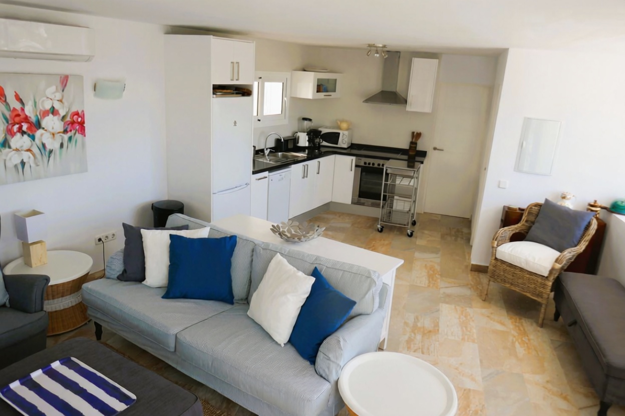 Chalet with direct beach access in Mallorca, Balears (Illes) — Kitchen
