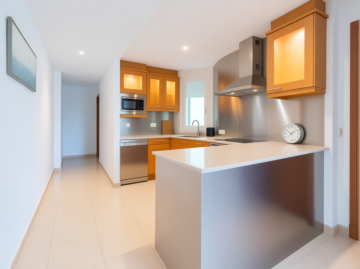 Dúplex en primera línea de playa en Maó — Cocina