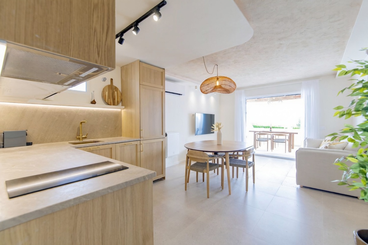 Chalet with direct beach access in Ciutadella — Kitchen