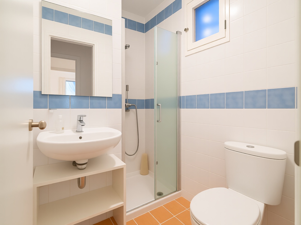 Chalet with direct beach access in Mallorca, Balears (Illes) — Bathroom
