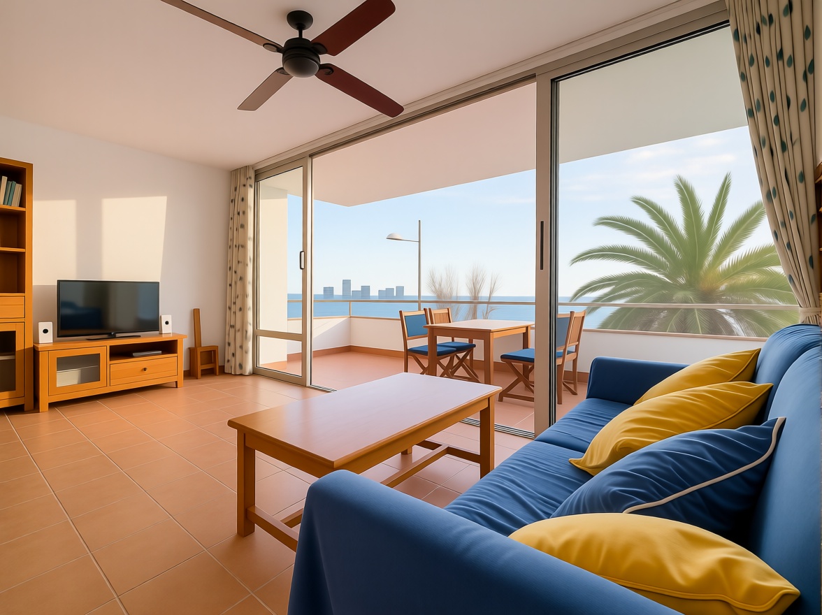 Chalet with direct beach access in Mallorca, Balears (Illes) — Living room