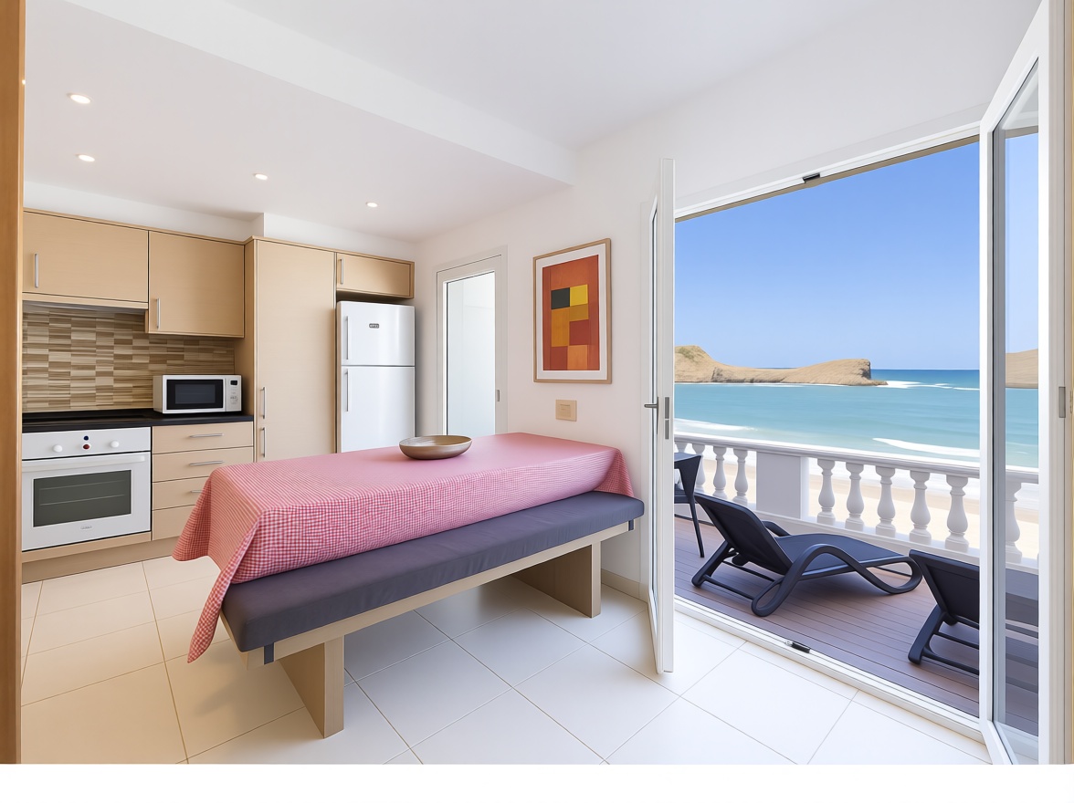 Chalet with direct beach access in Es Mercadal — Kitchen