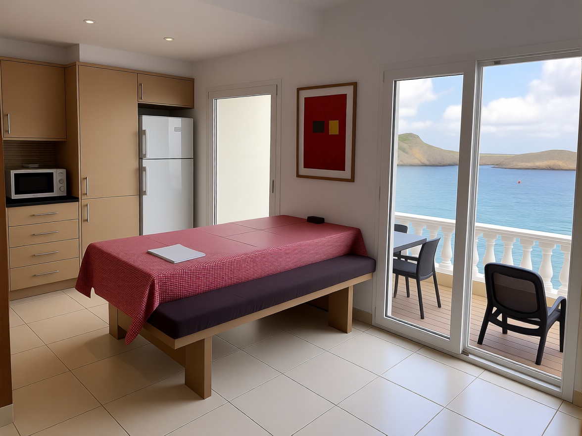 Beachfront flat in Es Mercadal — Kitchen