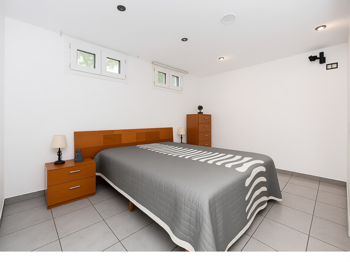 Chalet with direct beach access in Mallorca, Balears (Illes) — Bedroom