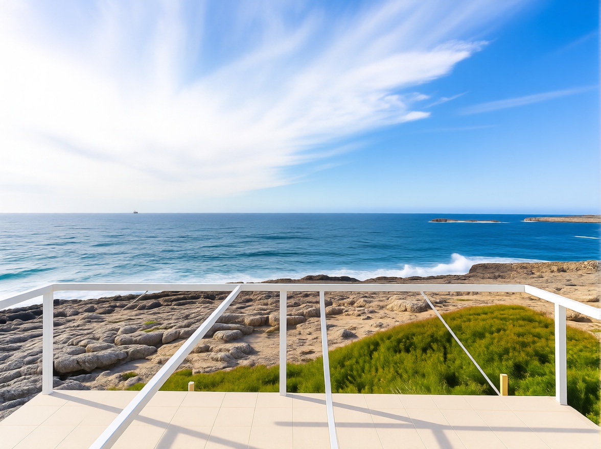 Chalet with direct beach access in Mallorca, Balears (Illes) — Sea view