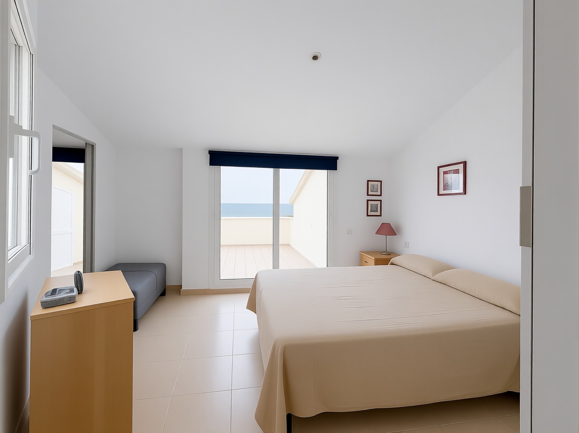 Piso en primera línea de playa en Maó/Mahón — Dormitorio