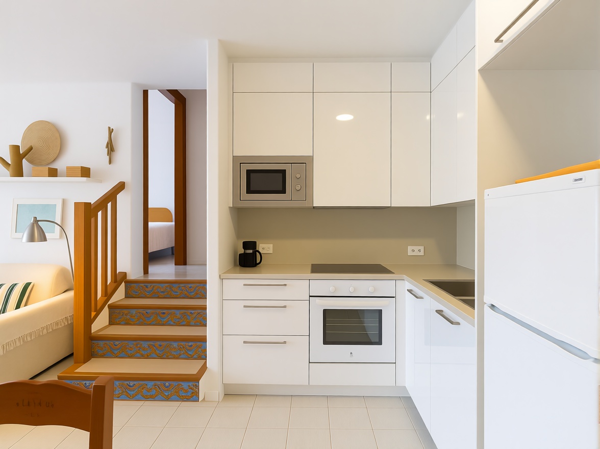Wohnung in erste Strandlinie in Es Mercadal — Küche