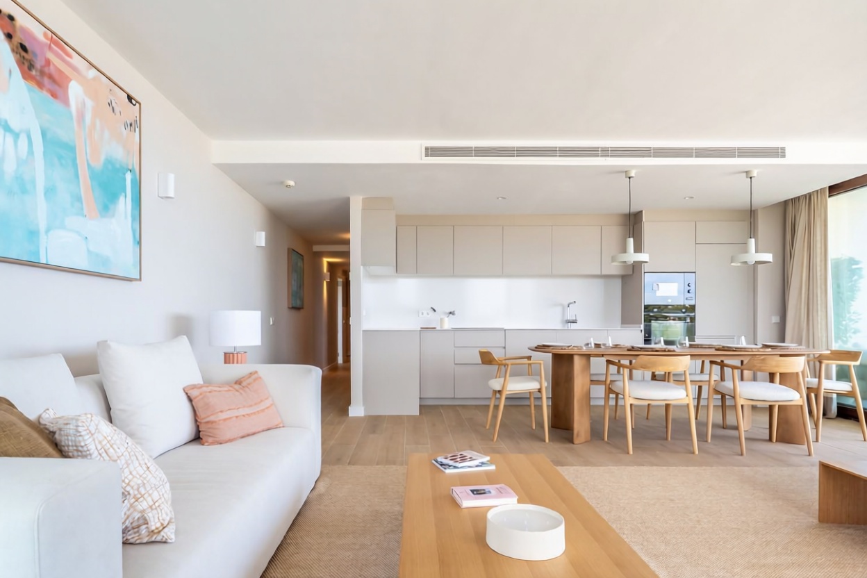 Wohnung in erste Strandlinie in Ciutadella — Wohnzimmer