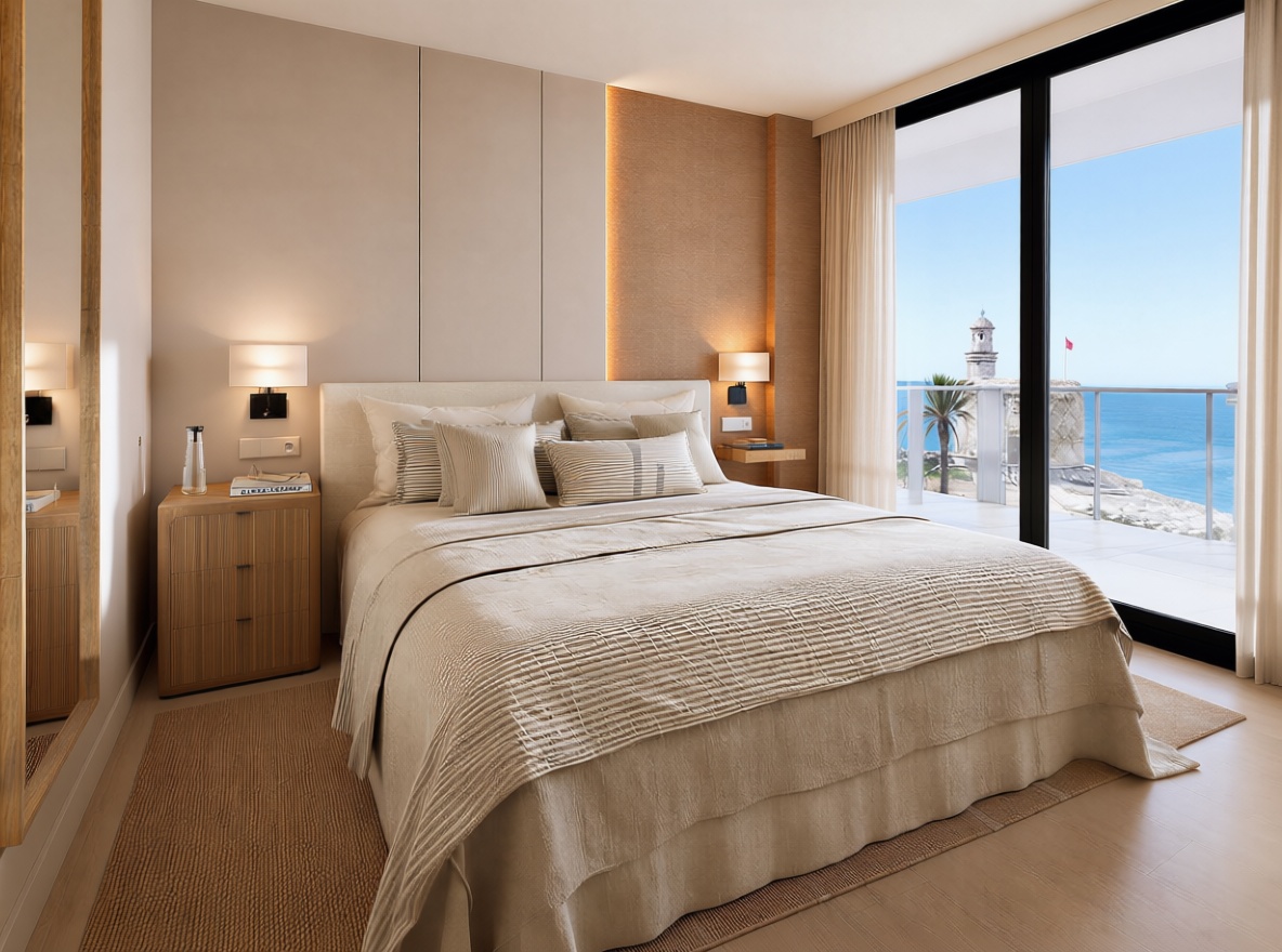 Beachfront flat in Ciutadella — Bedroom