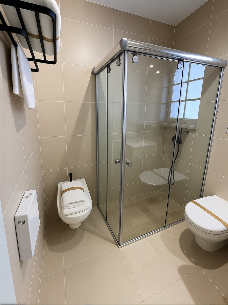 Beachfront flat in Es Mercadal — Bathroom