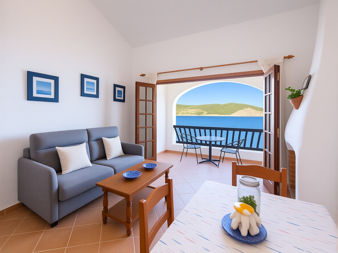 Beachfront flat in Es Mercadal — Living room
