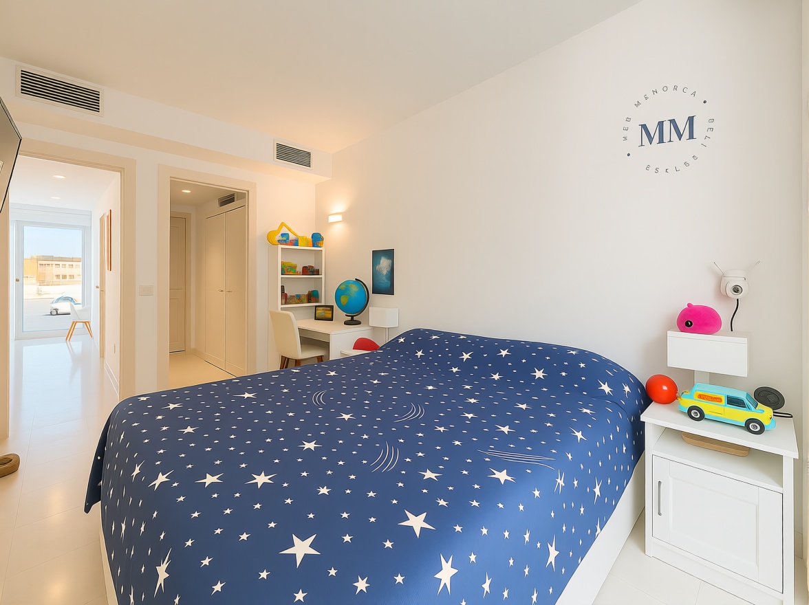 Wohnung in erste Strandlinie in Maó/Mahón — Schlafzimmer
