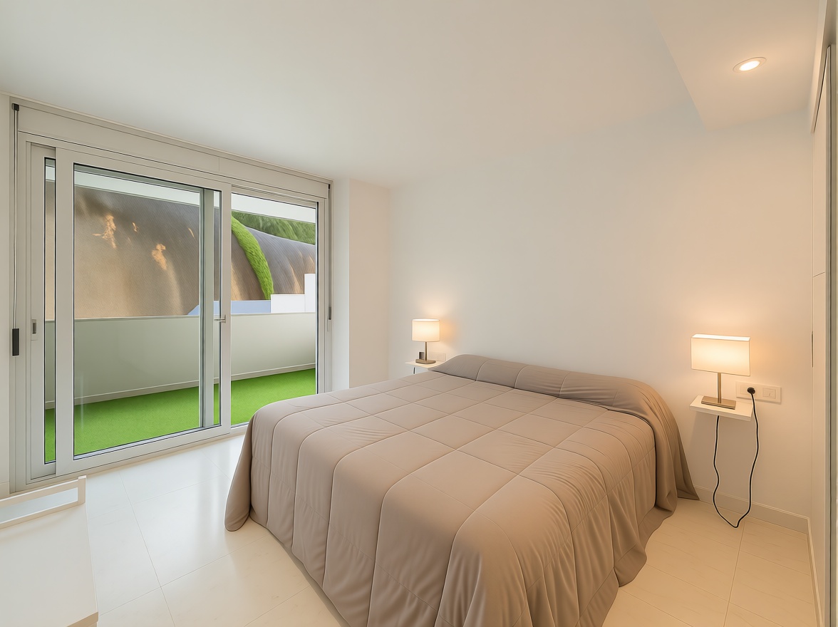 Wohnung in erste Strandlinie in Maó/Mahón — Schlafzimmer