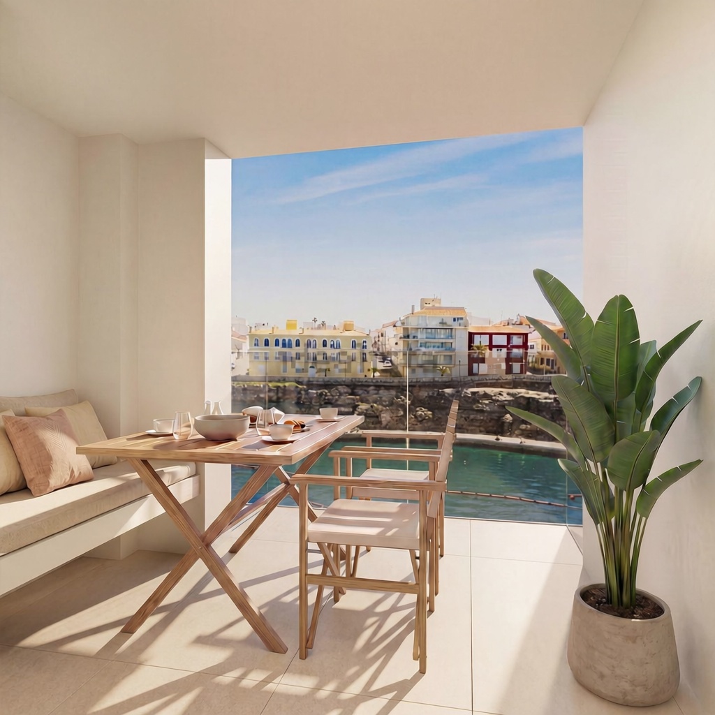 Beachfront flat in Es Castell