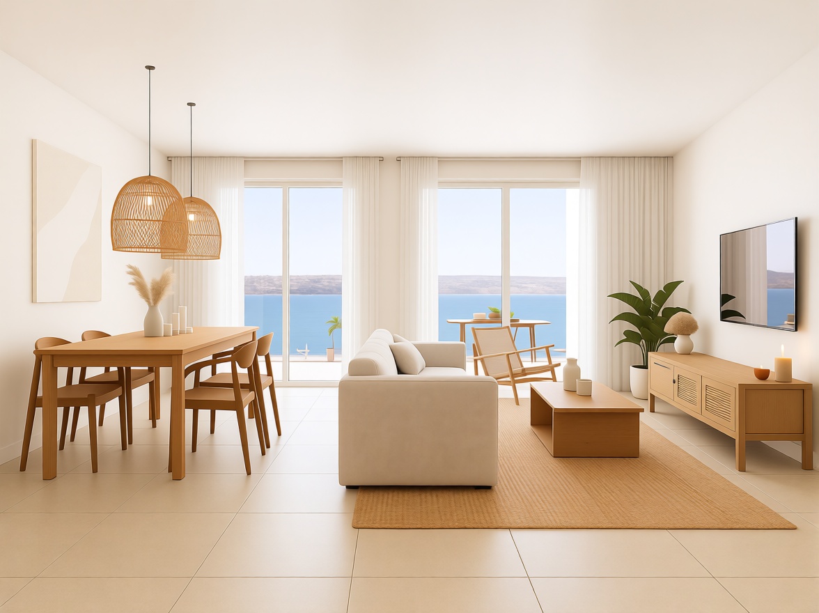 Beachfront flat in Es Castell — Living room