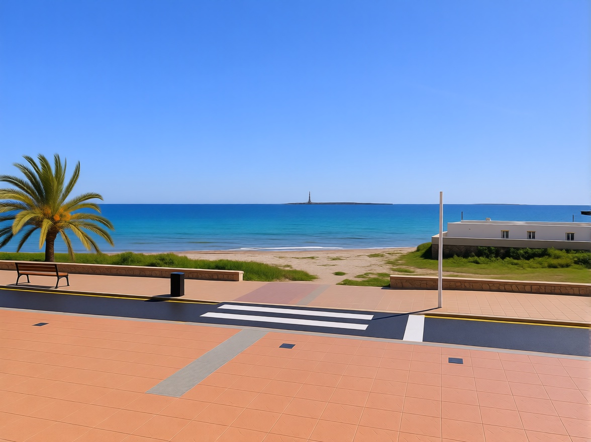 Wohnung in erste Strandlinie in Sant Lluís — Meerblick