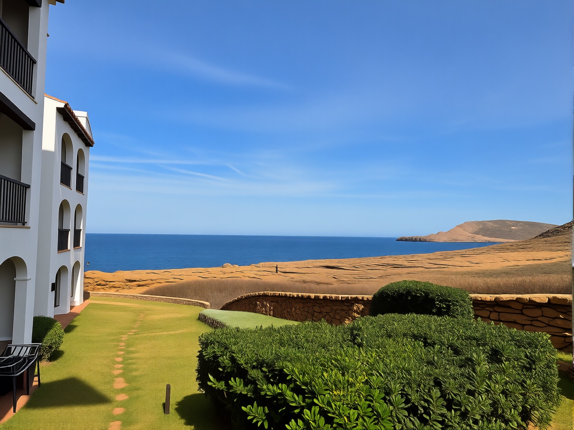 Beachfront flat in Es Mercadal — Sea view