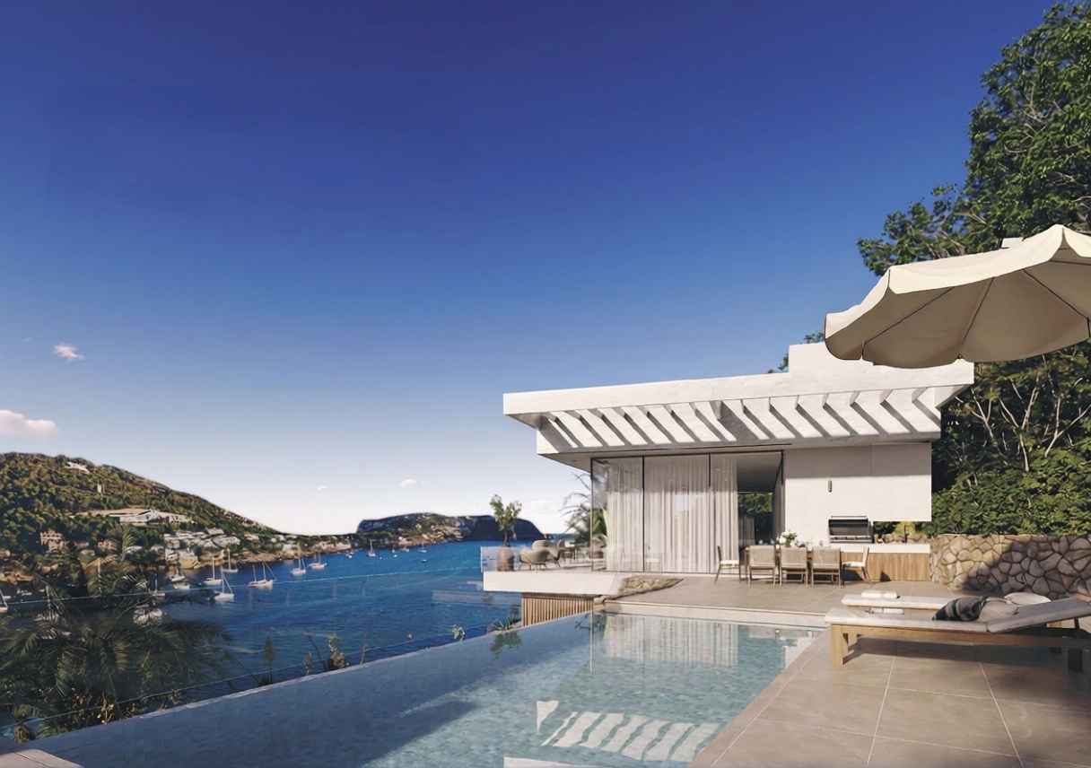 Chalet with direct beach access in Andratx