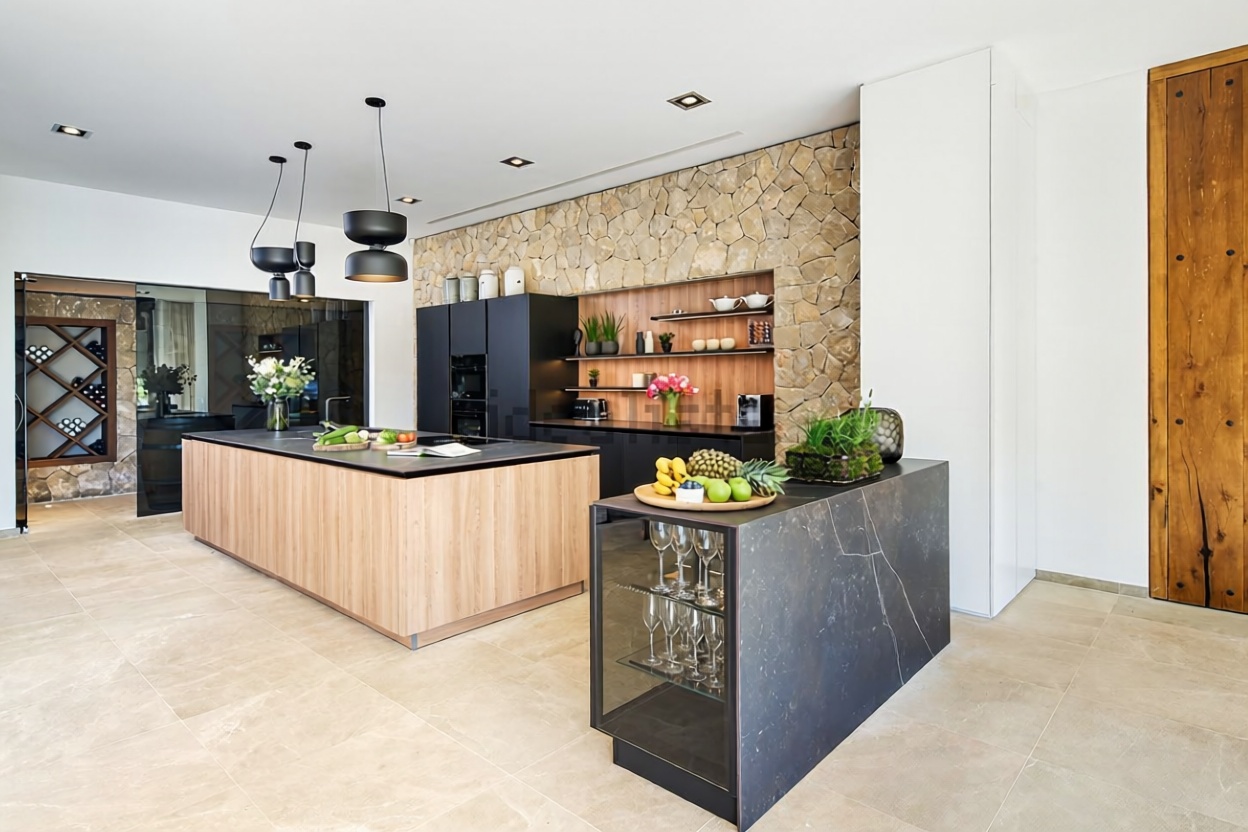Chalet with direct beach access in Andratx — Kitchen