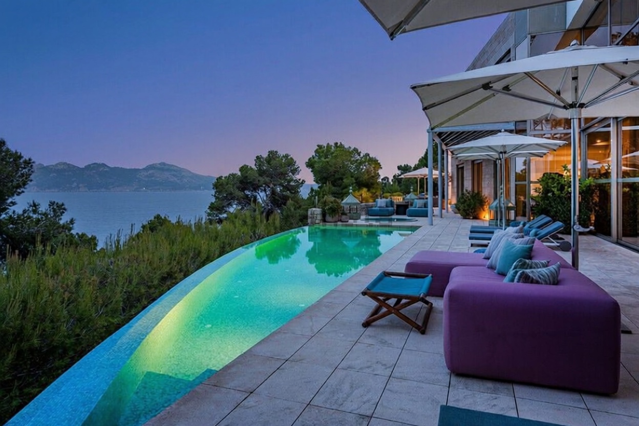 Chalet with direct beach access in Pollença