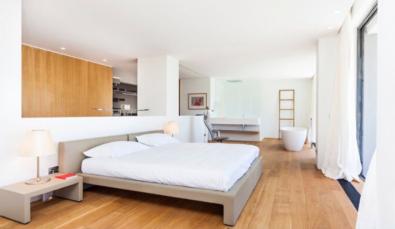 Chalet with direct beach access in Andratx — Bedroom