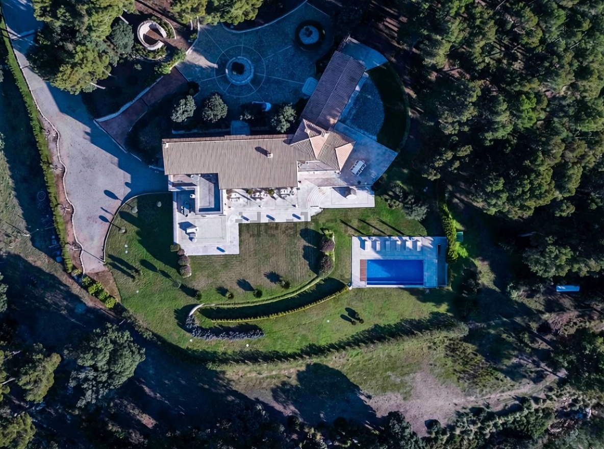 Chalet with direct beach access in Mallorca, Balears (Illes) — Aerial
