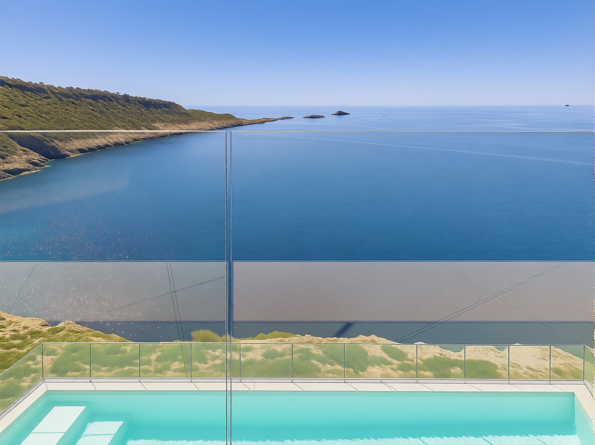 Chalet mit direkter Strandzugang in Calvià — Meerblick