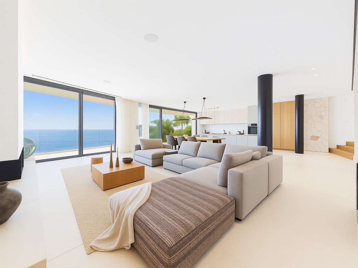 Chalet mit direkter Strandzugang in Calvià — Wohnzimmer