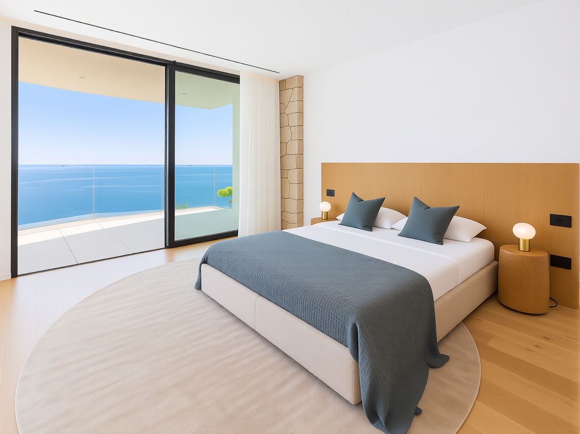 Chalet mit direkter Strandzugang in Calvià — Schlafzimmer