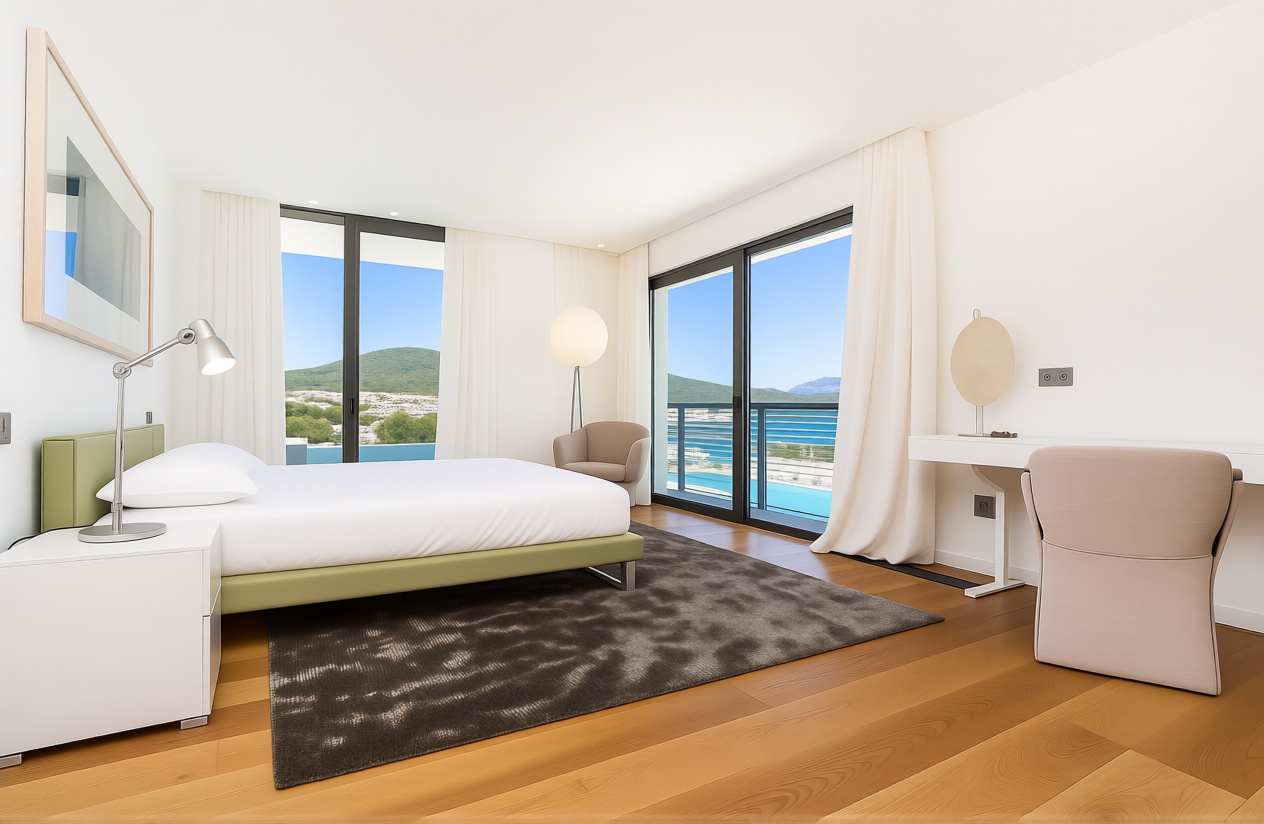 Chalet with direct beach access in Andratx — Bedroom