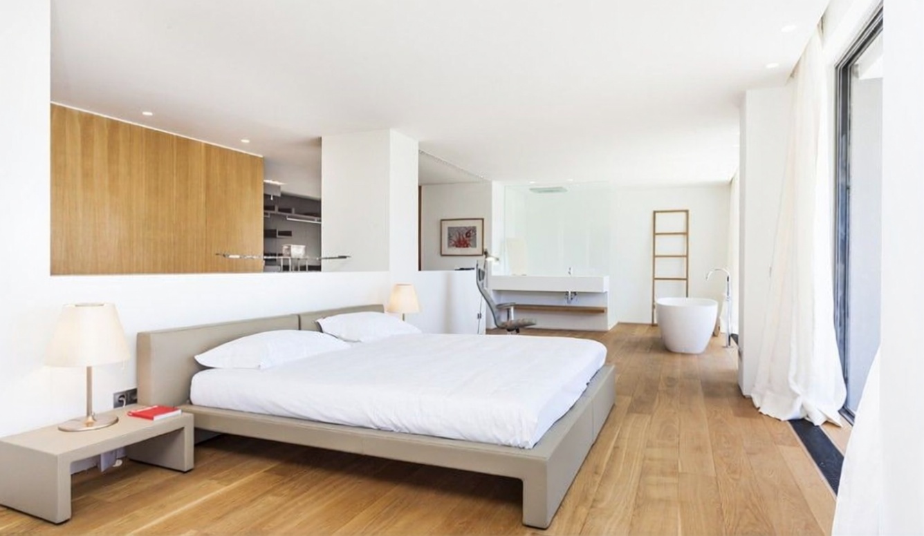 Chalet with direct beach access in Andratx — Bedroom