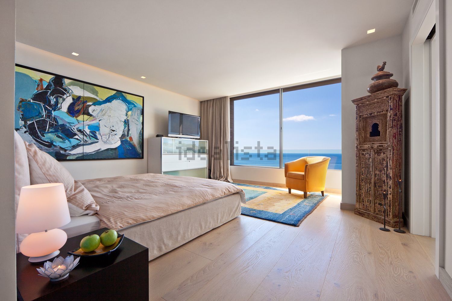 Chalet avec accès direct à la plage à Andratx — Chambre