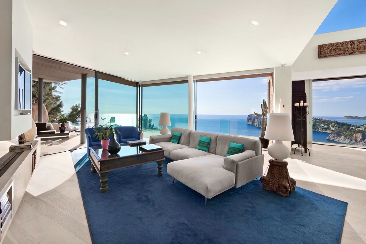 Chalet con acceso directo a playa en Andratx — Salón