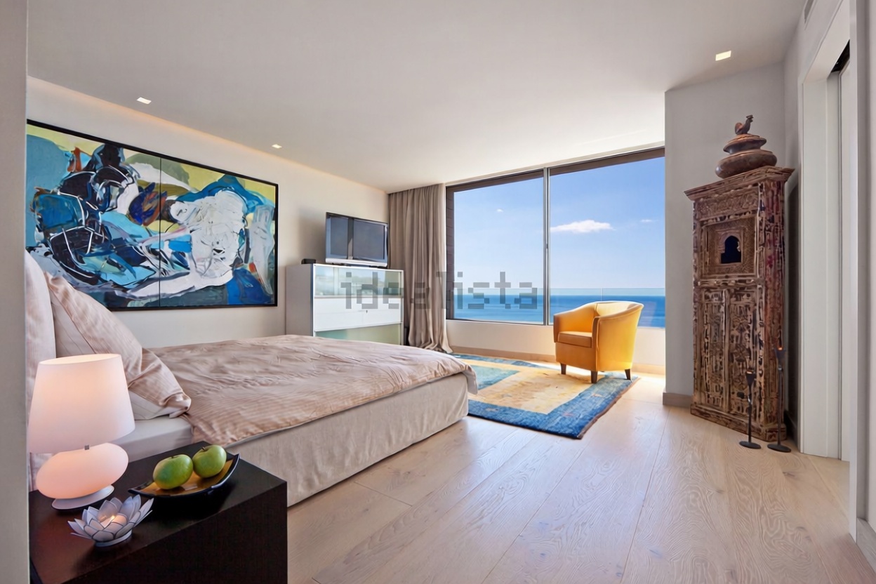 Chalet con acceso directo a playa en Andratx — Dormitorio