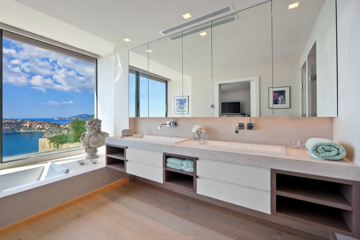 Chalet con acceso directo a playa en Andratx — Baño