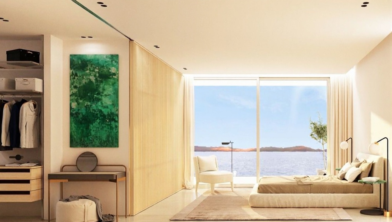 Chalet mit direkter Strandzugang in Alcúdia — Schlafzimmer