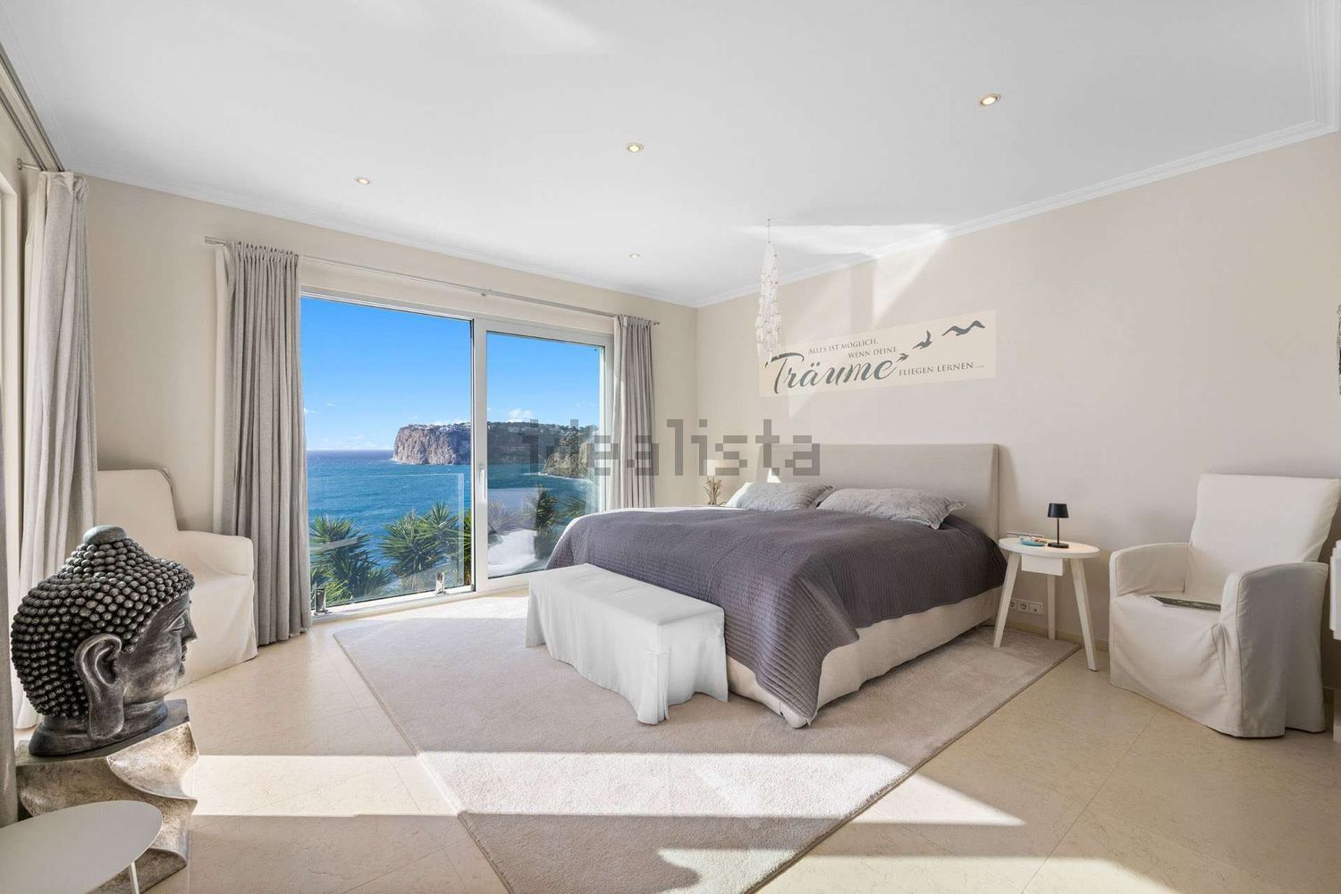 Chalet avec accès direct à la plage à Andratx — Chambre