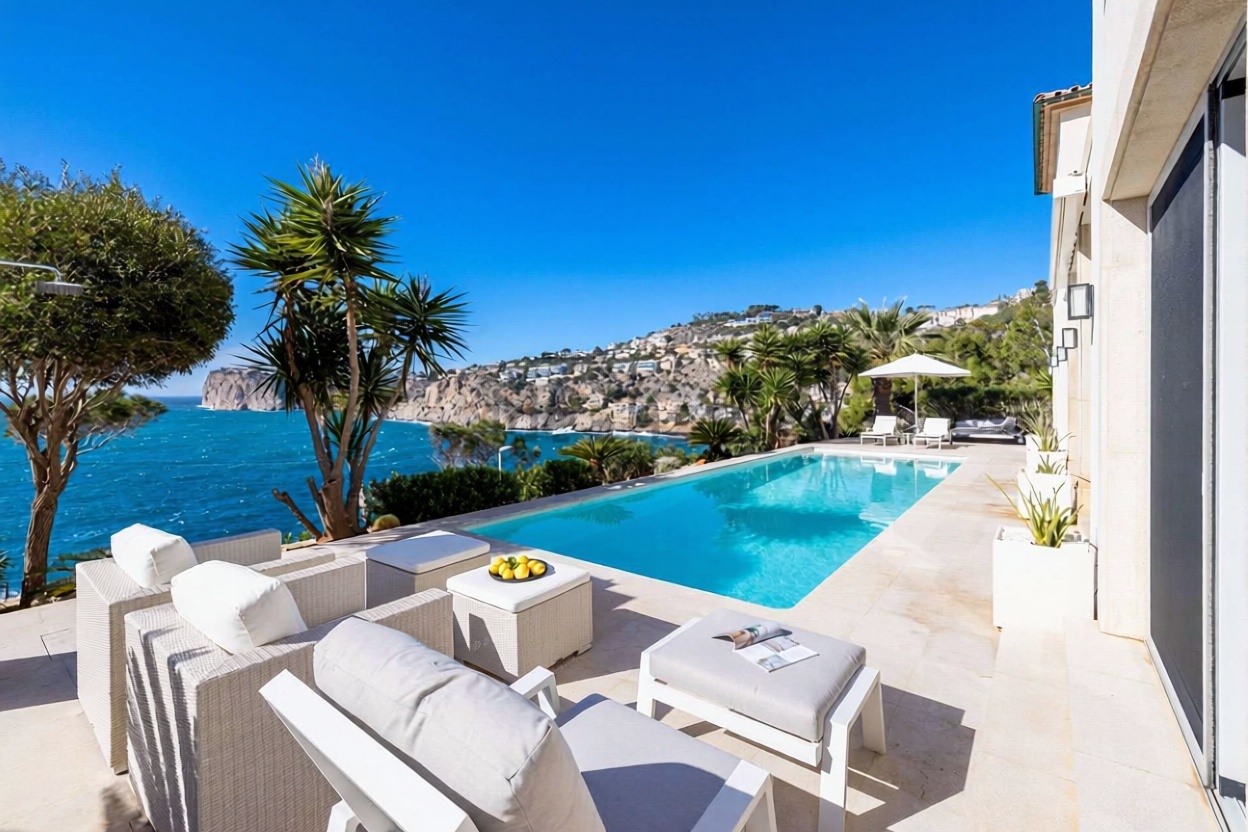 Chalet with direct beach access in Andratx