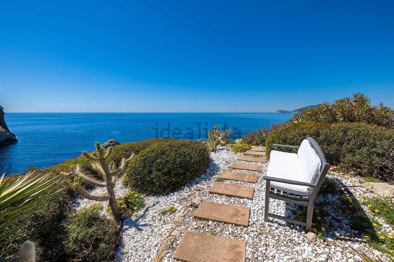 Chalet avec accès direct à la plage à Andratx — Vue mer