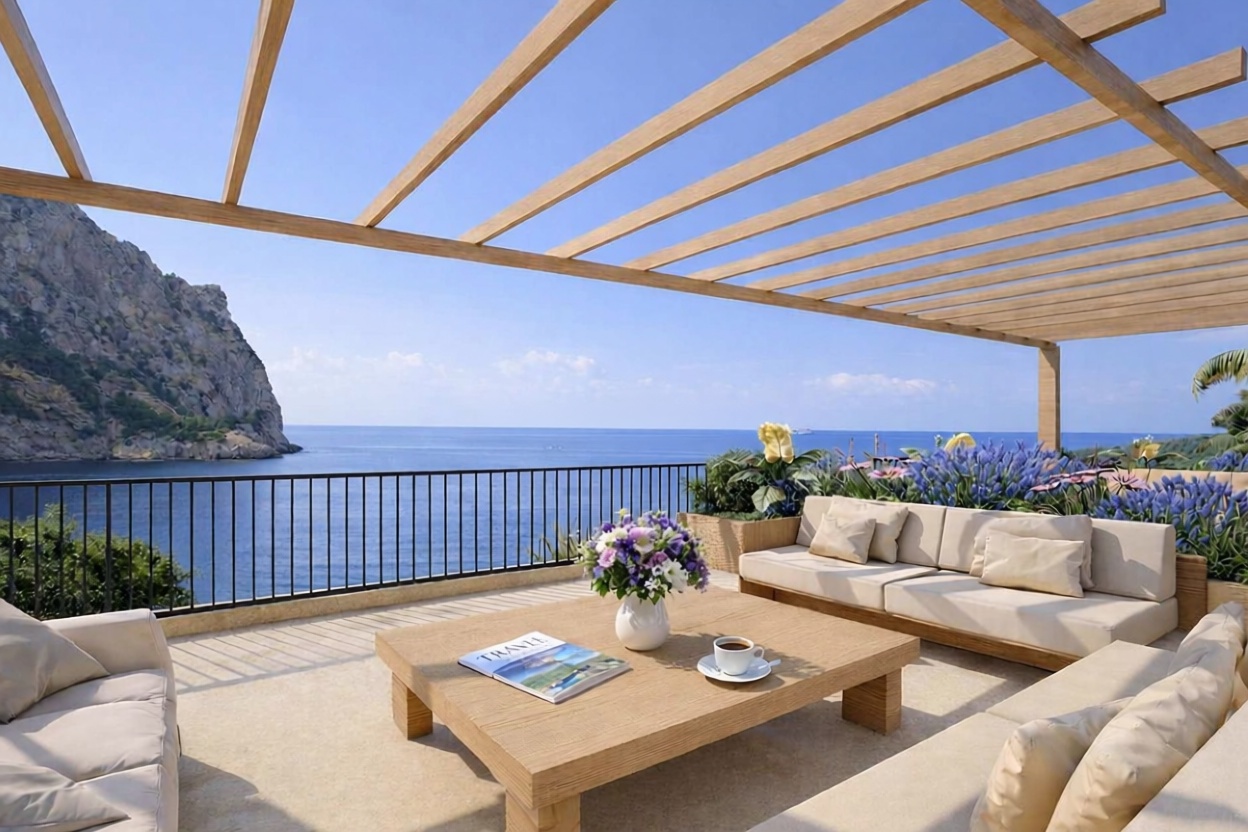 Chalet with direct beach access in Andratx