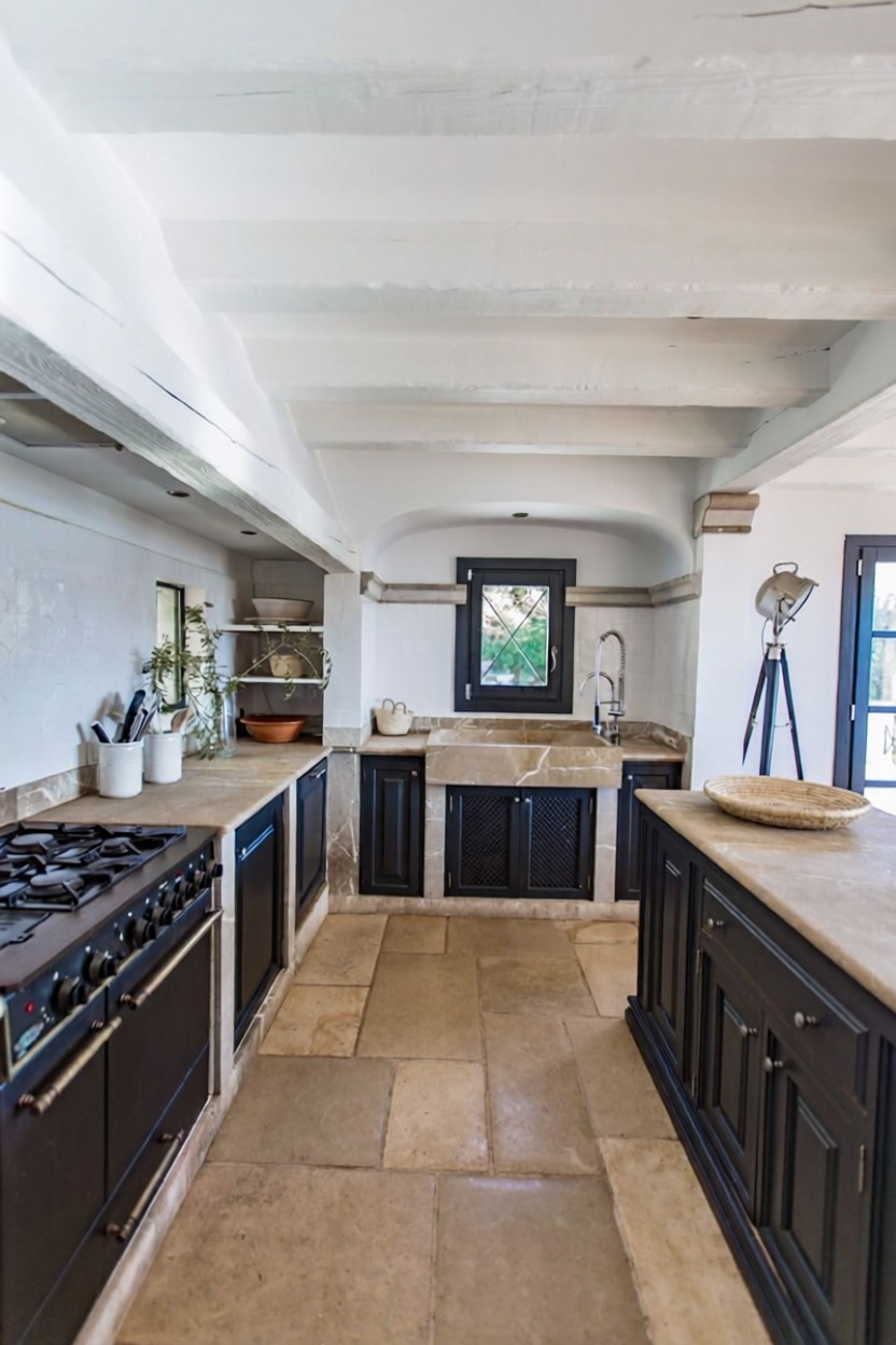 Chalet with direct beach access in Andratx — Kitchen