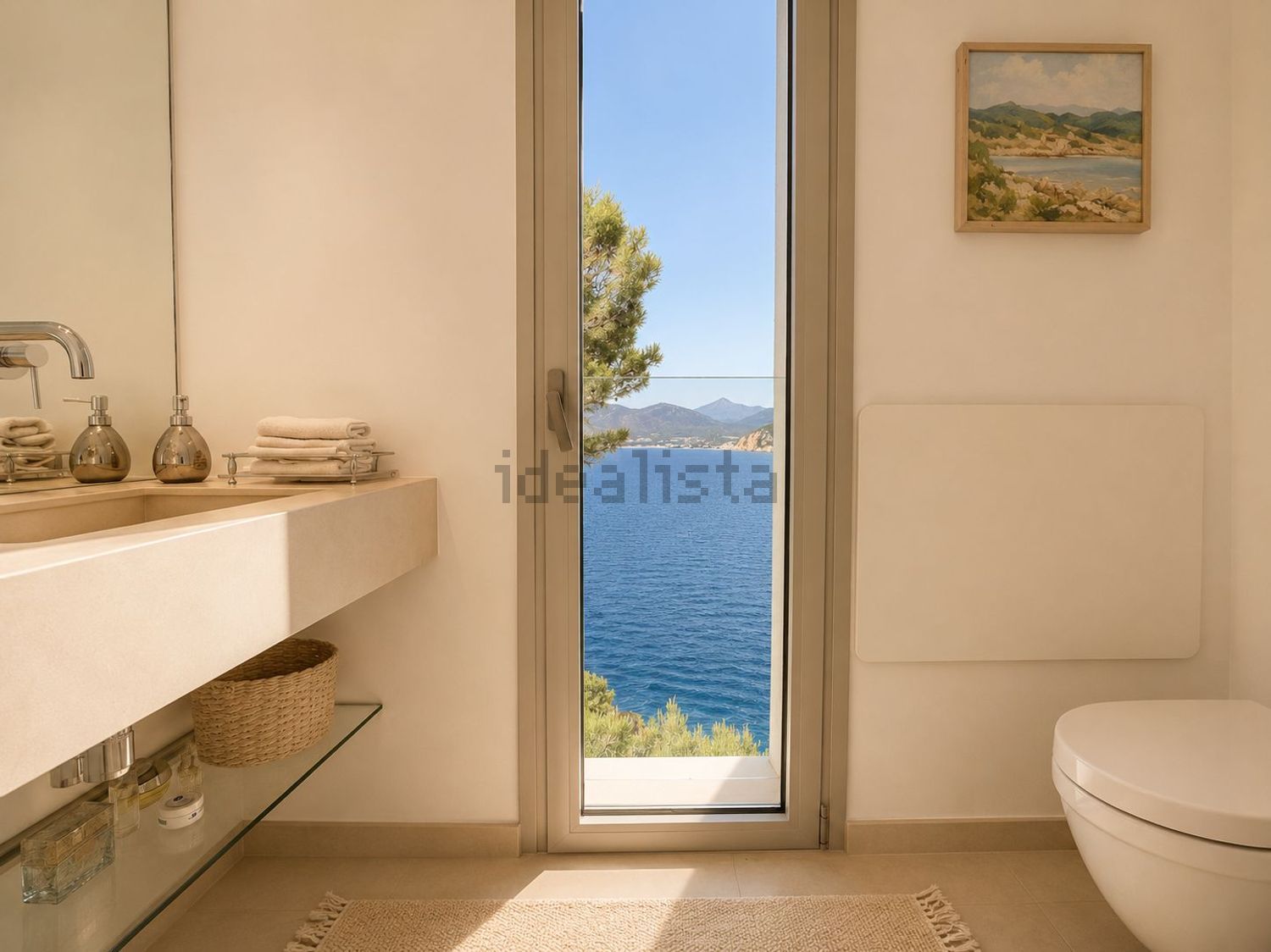 Chalet con acceso directo a playa en Calvià — Baño