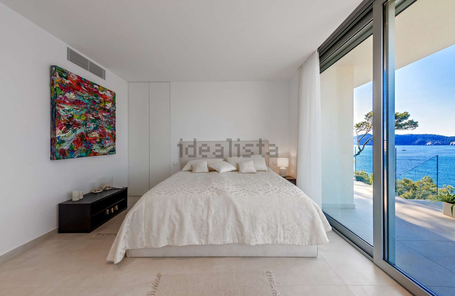 Chalet con acceso directo a playa en Calvià — Dormitorio