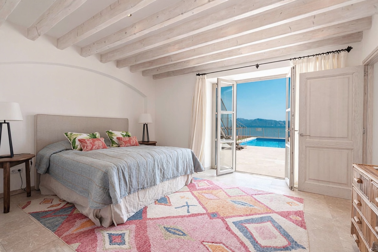 Chalet mit direkter Strandzugang in Alcúdia — Schlafzimmer