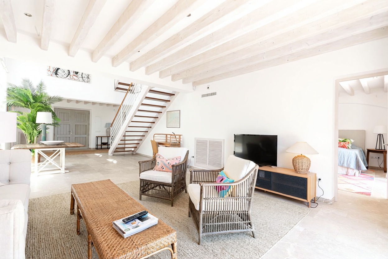 Chalet mit direkter Strandzugang in Alcúdia — Schlafzimmer