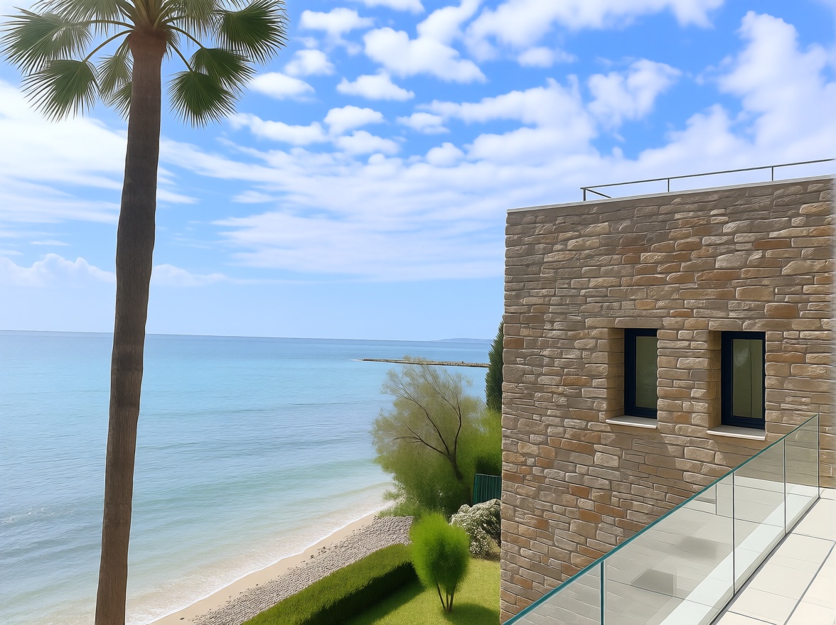Chalet with direct beach access in Son Servera — Sea view