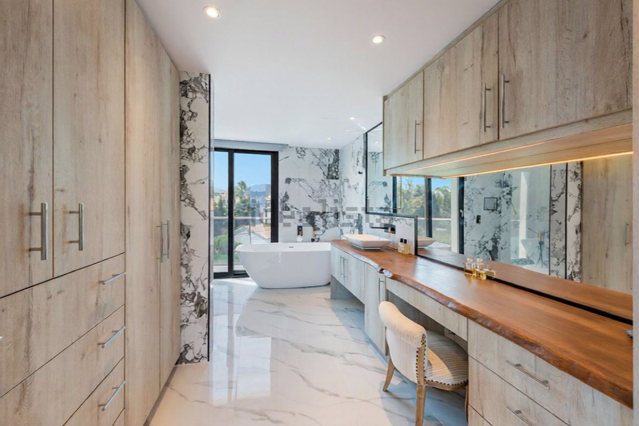 Chalet with direct beach access in Pollença — Bathroom