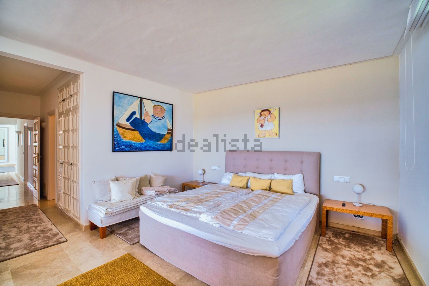 Chalet with direct beach access in Manacor — Bedroom