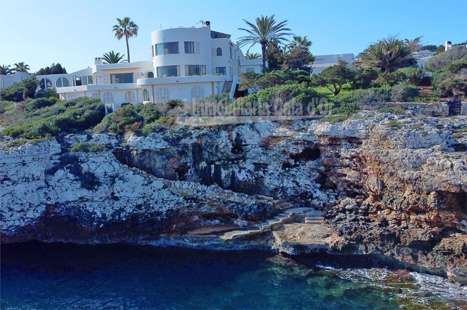 Chalet with direct beach access in Santanyí — Sea view